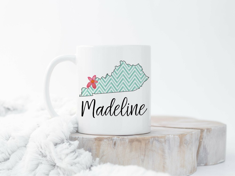 Custom Home State Mug Custom Kentucky Mug Personalized Kentucky Mugs Custom