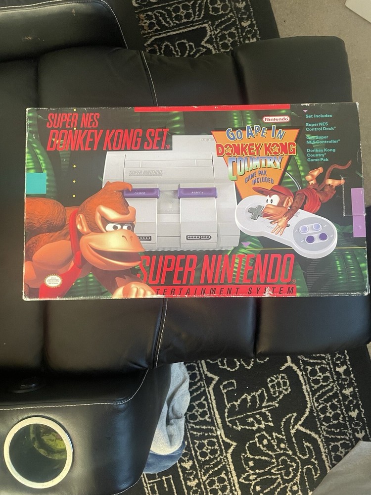 Donkey Kong Super Nintendo Console Cib
