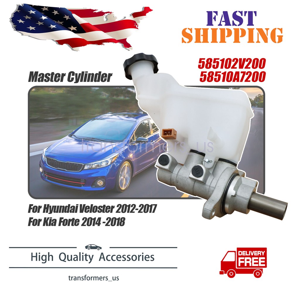 NEW Brake Master Cylinder FITS Hyundai Veloster 2012-2017 Kia Forte 2014-2018