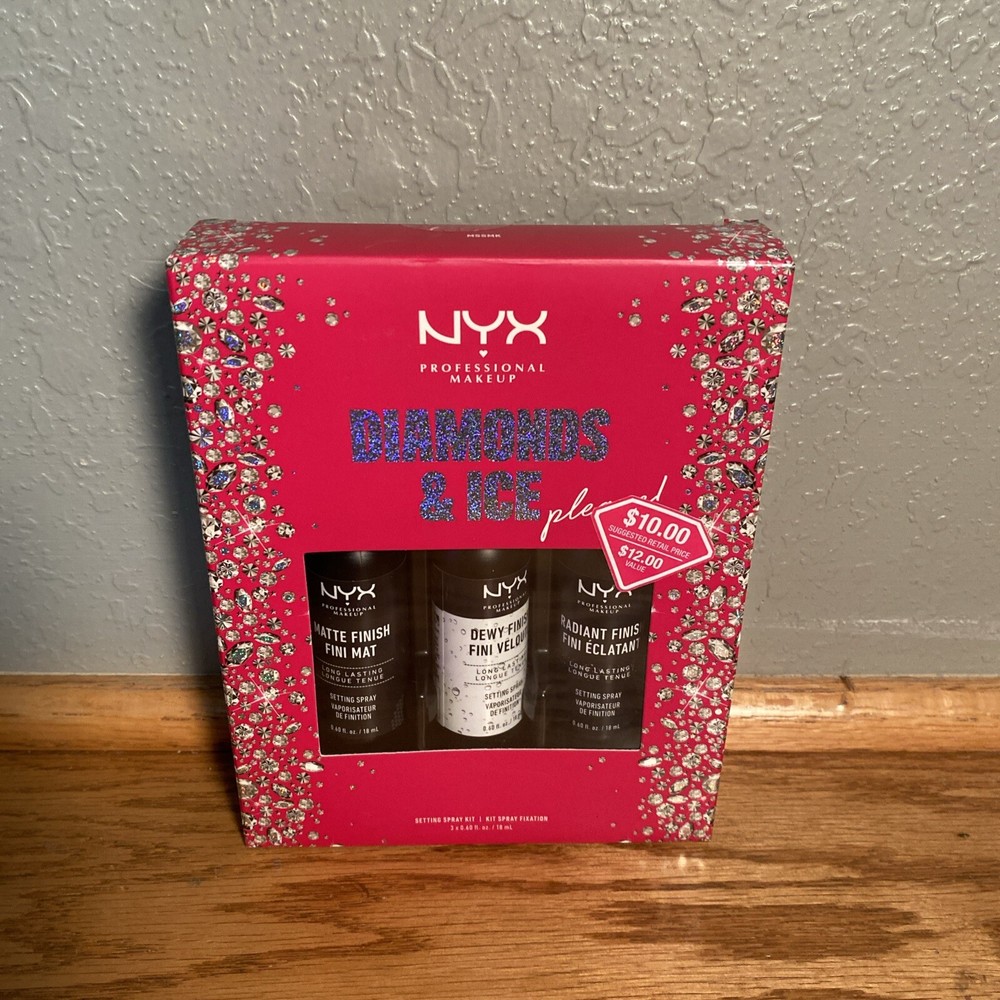 NYX Professional Makeup Diamonds & Ice Please! Mini Setting Spray Kit