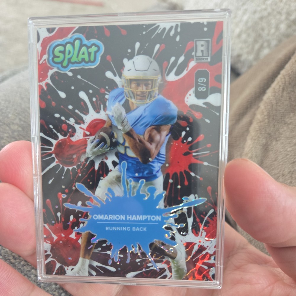 2025 Wild Card Spalt Omarion Hampton RC 8/9