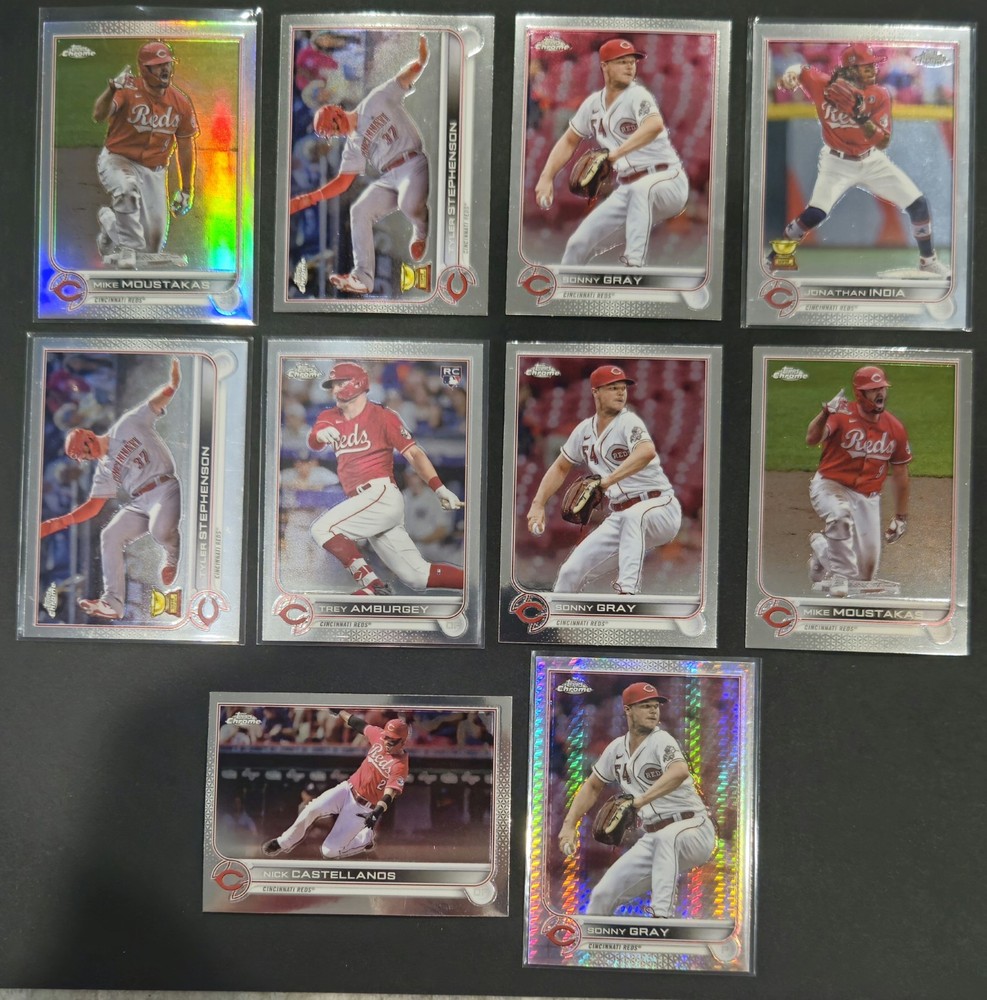 2022 Topps Chrome Baseball Card Lot (40 Cards)