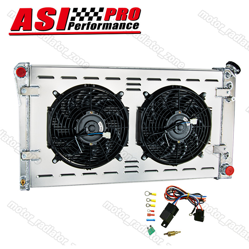 Fits 1991-93 Chevy Caprice Buick Roadmaster Oldsmobile 3ROW Radiator Shroud Fan