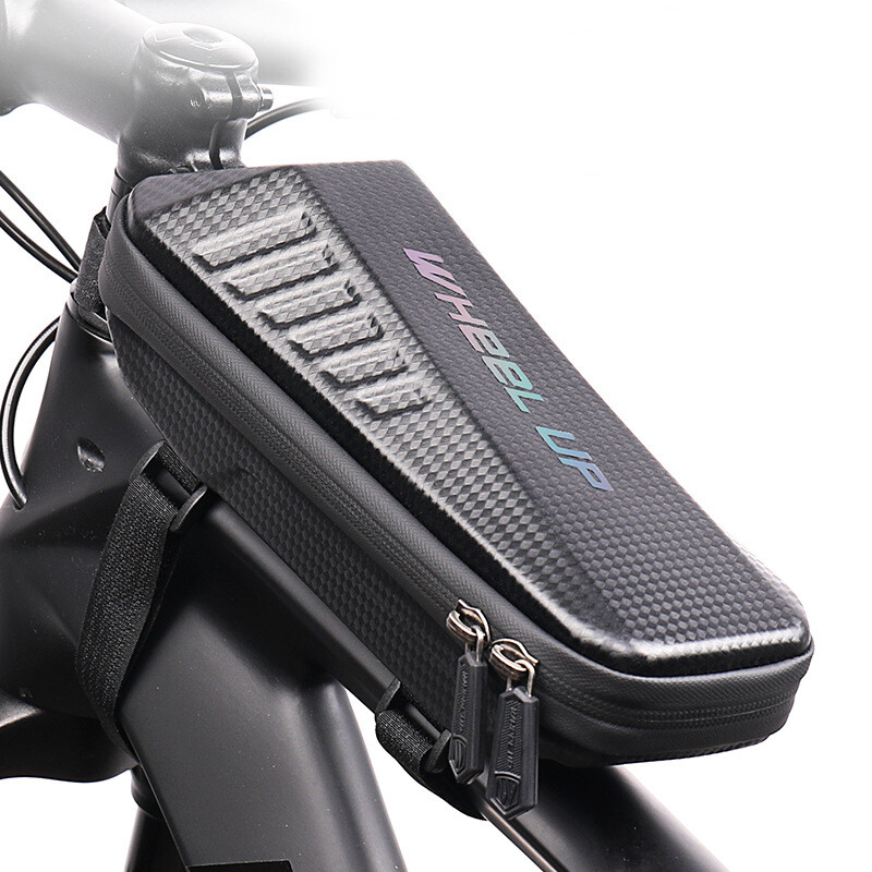 WHEELUP MTB Bike Top Tube Bag Cycling Storage Bag Front Beam Bag Hard Shell Bag
