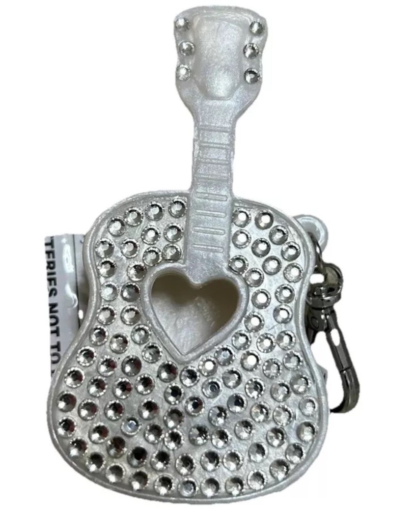 Bath & Body Works 2024 Rhinestone Bling Guitar Pocketbac Holder Musical Design