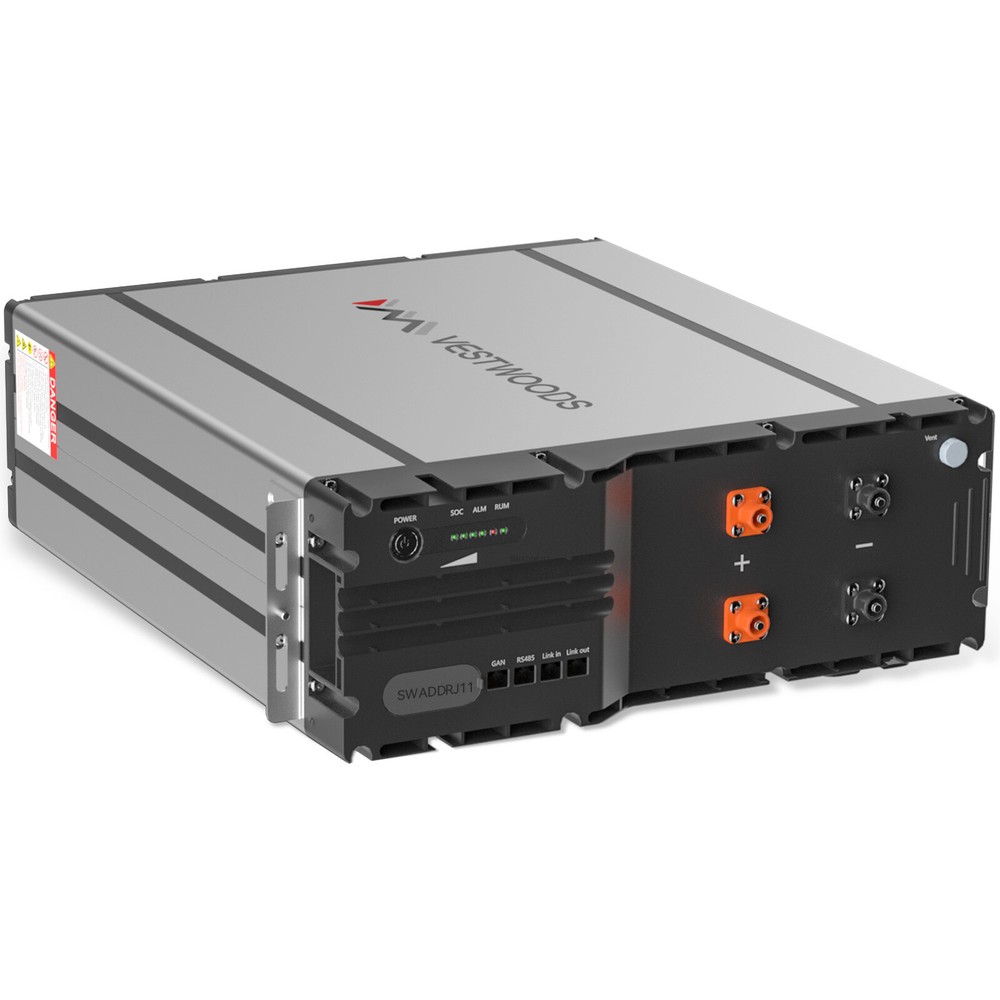 48V 100Ah Solar Lithium Battery LiFePO4 16-cells 5.12kWh 15-years Energy Storage