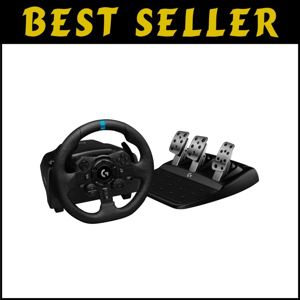 923 Racing Wheel & Pedals with TRUEFORCE - Ultimate PS5 & PC Gaming Experience