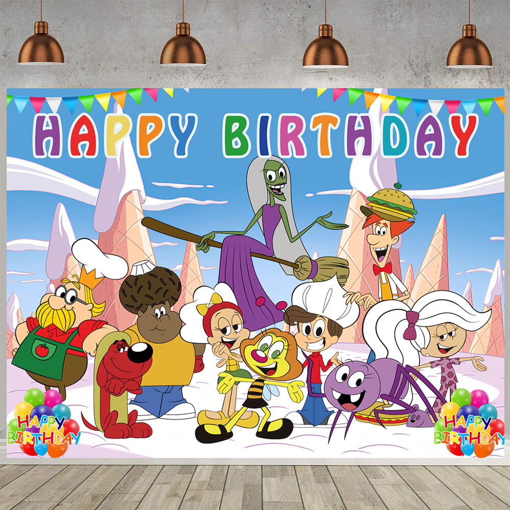 Zuzubalandia Party Decorations Backdrop Banner Background Birthday Gift for Kids