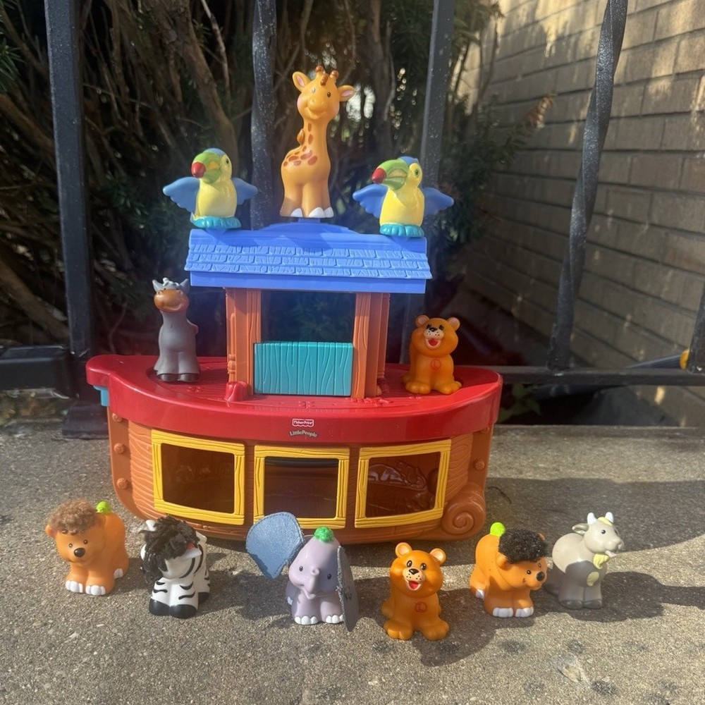 Fisher-Price Little People Noah's Ark Animal Figures Playset 2005