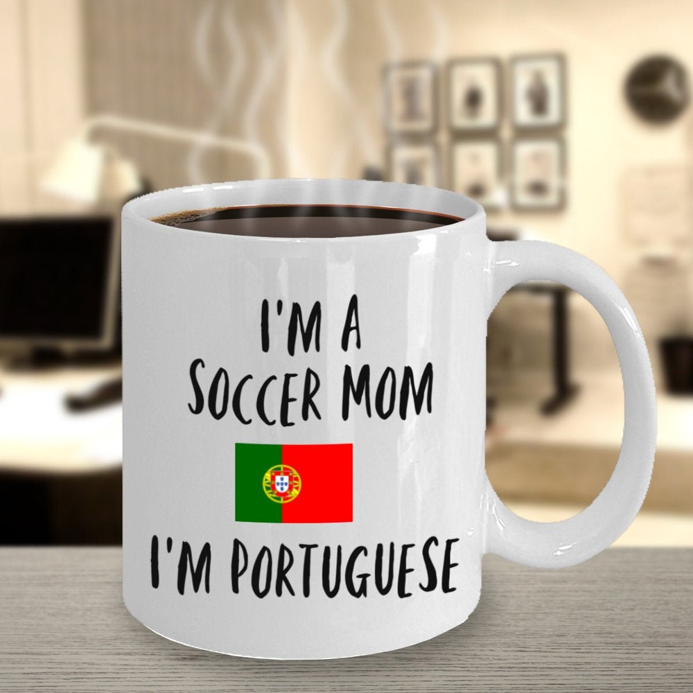 Portuguese Soccer Mom/Dad Gift Coffee Mug - Perfect for Football Fans