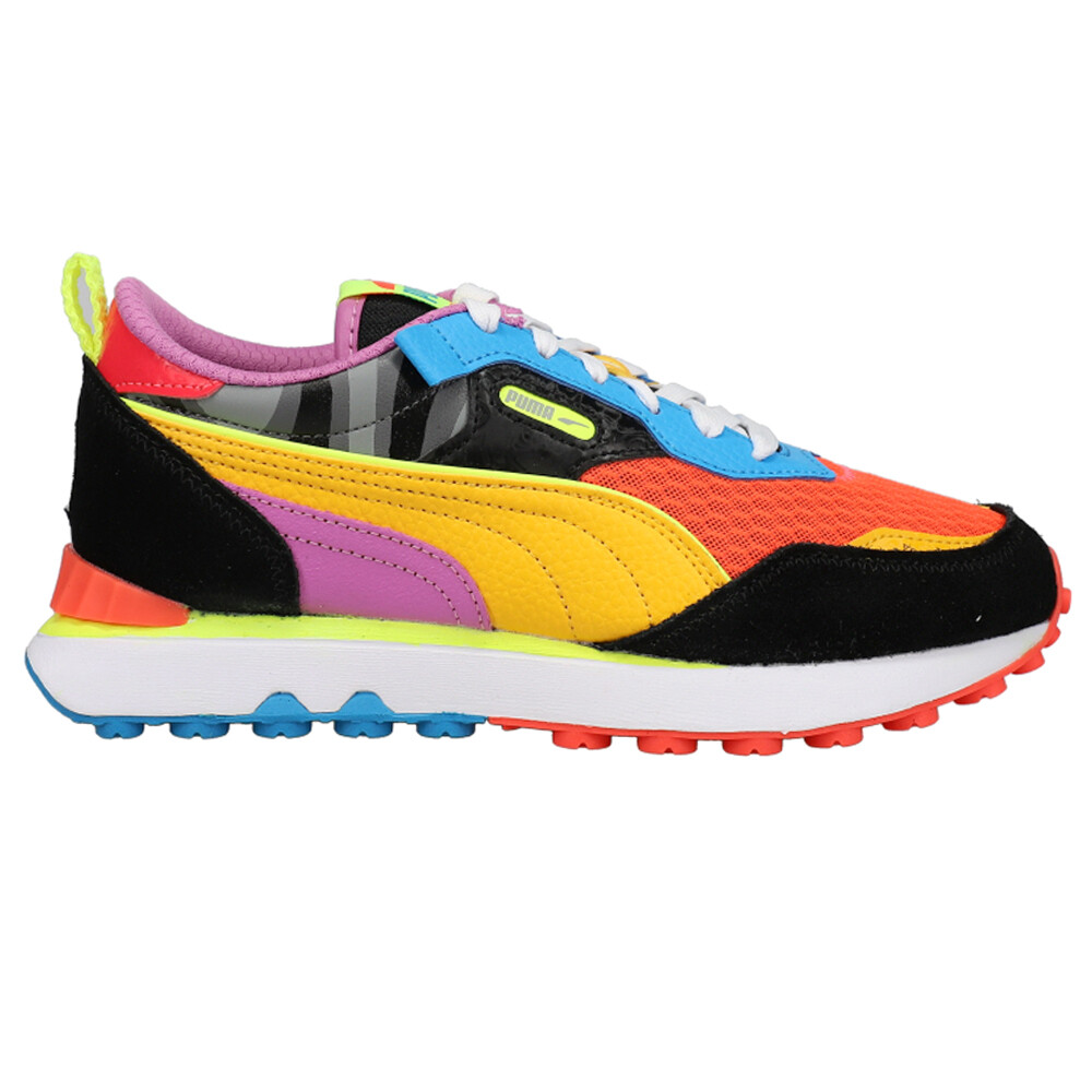 Puma Rider FV Lava Youth Boys Black Casual Sneakers 38904301