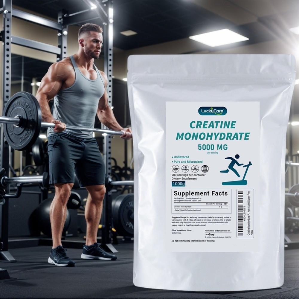 Pure Creatine Monohydrate Powder 1000G Micronized Creatine 5000mg Per Serving
