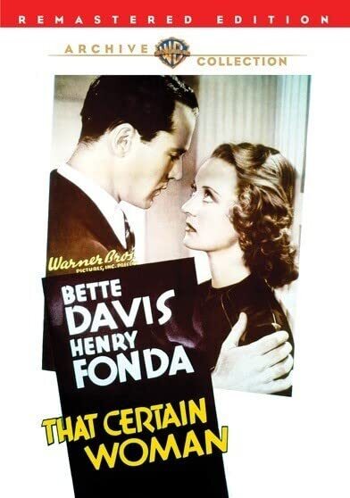 That Certain Woman (DVD) Anita Louise Bette Davis Donald Crisp Henry Fonda