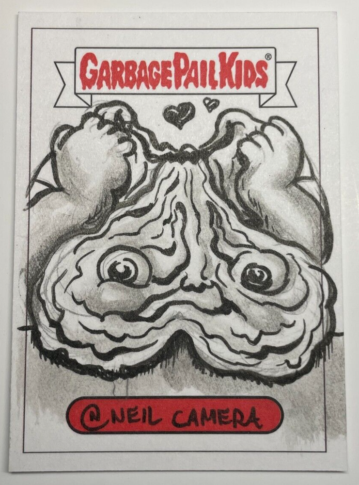2023 GPK Valentines Day Canceled Neil Camera Sketch Card