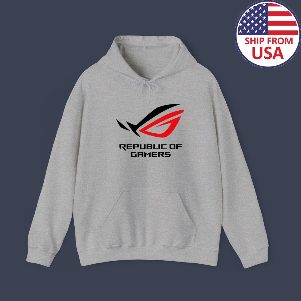 ASUS ROG Republic of Gamers Men's Gray Size S to 3XL