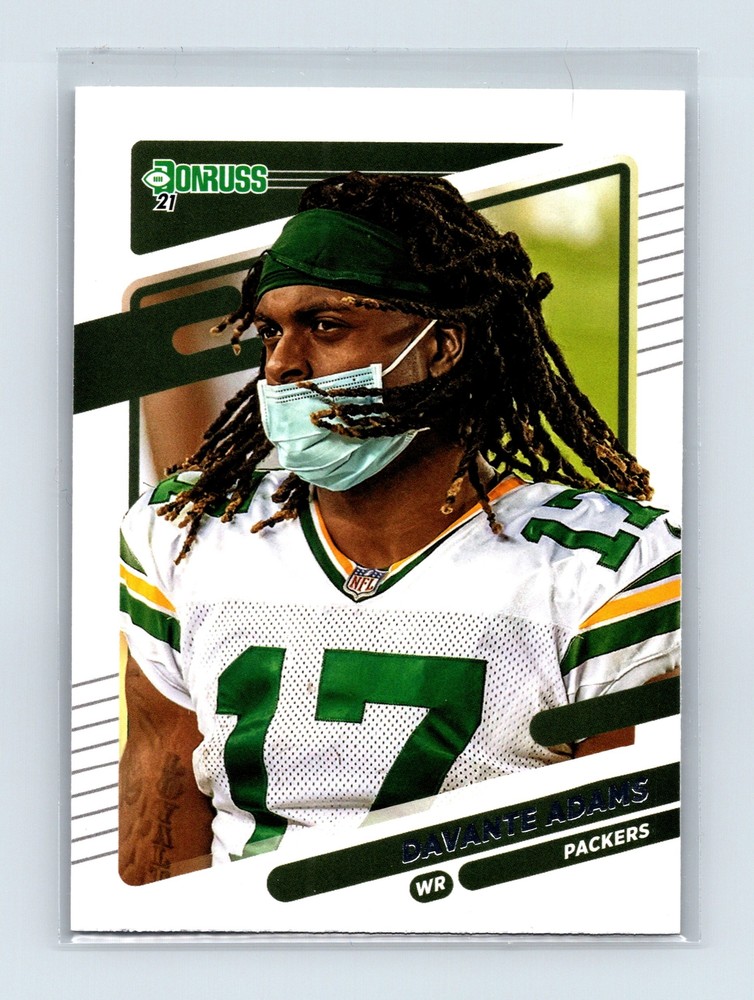 2021 Donruss Davante Adams No Helmet Green Bay Packers