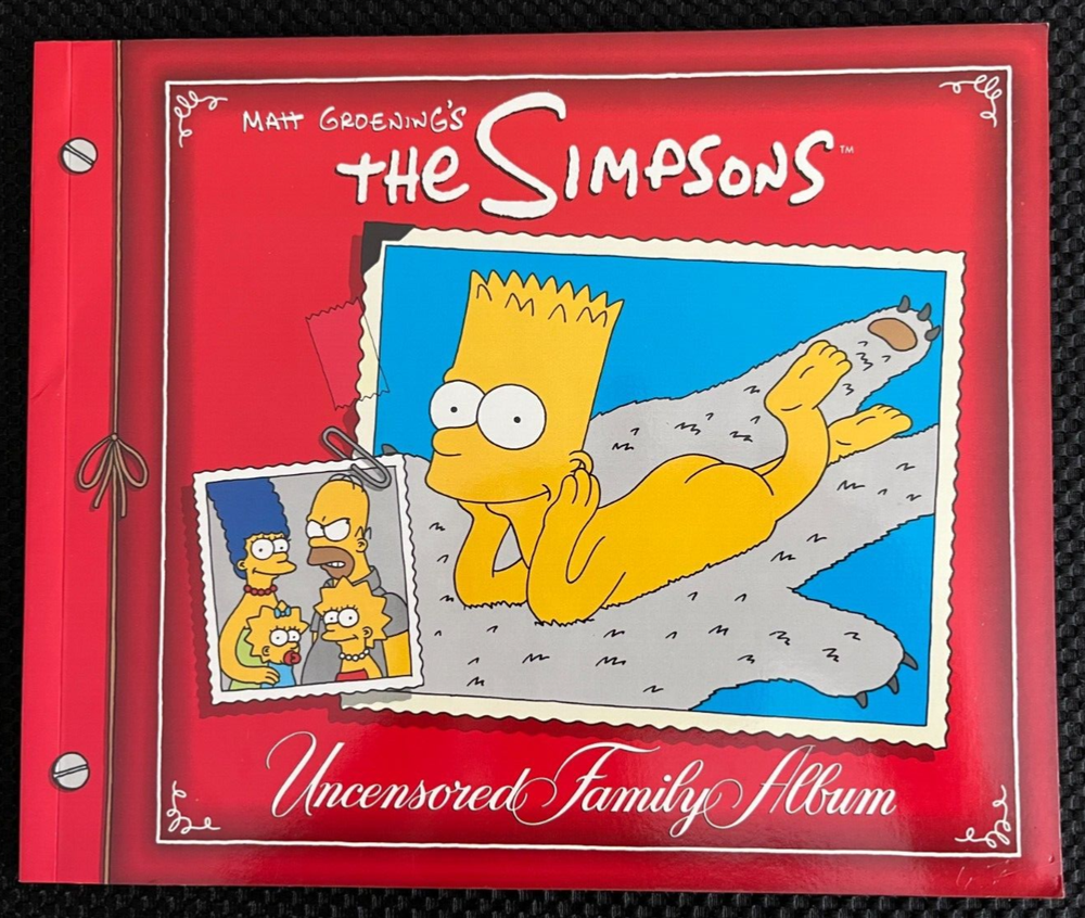 The Simpsons Uncensored Family Album Book Paperback 1991 Vintage