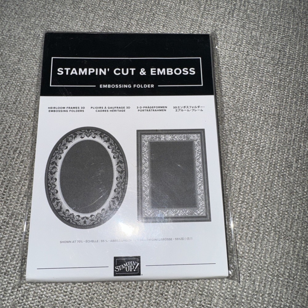 STAMPIN Up Heirloom Frames Cut And Emboss Folder