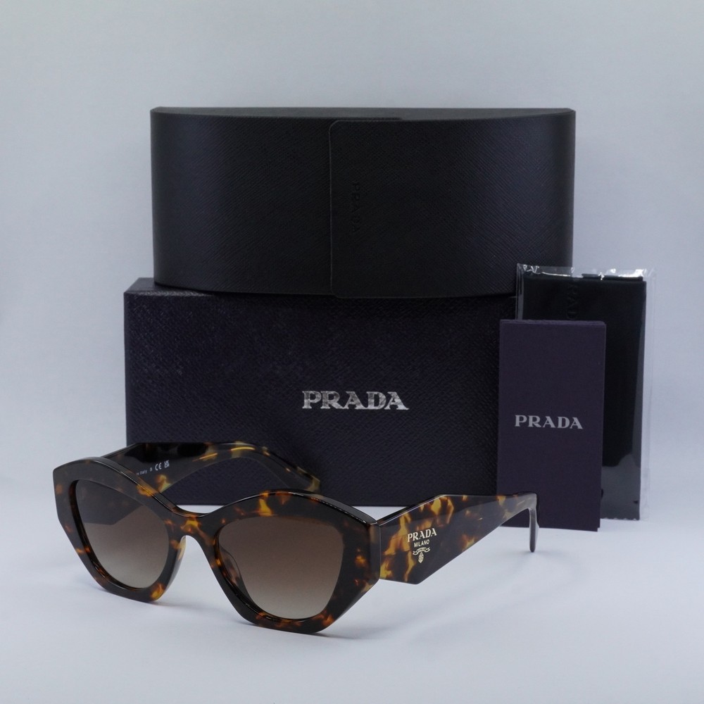 Prada PR07YS VAU6S1 Havana Brown 53-19-145 Authentic Sunglasses