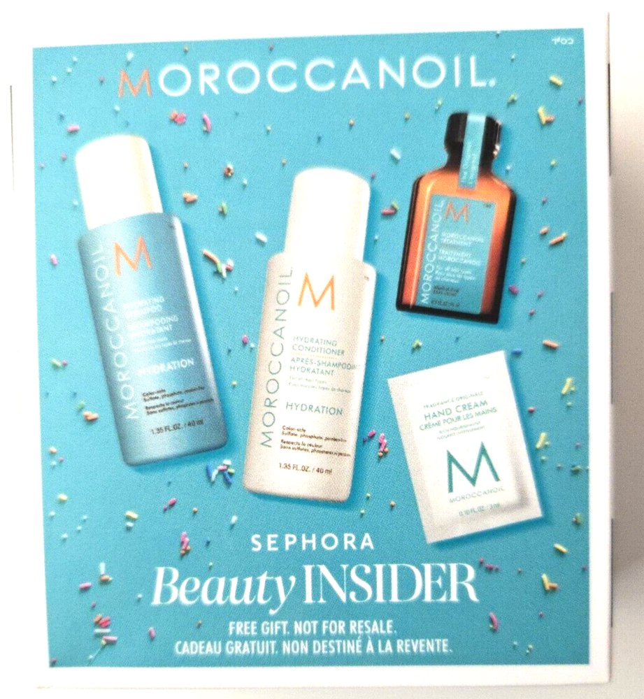 2024 Sephora Beauty Insider Gift with Moroccan Oil Kit - Shampoo, Conditioner & Cream  
