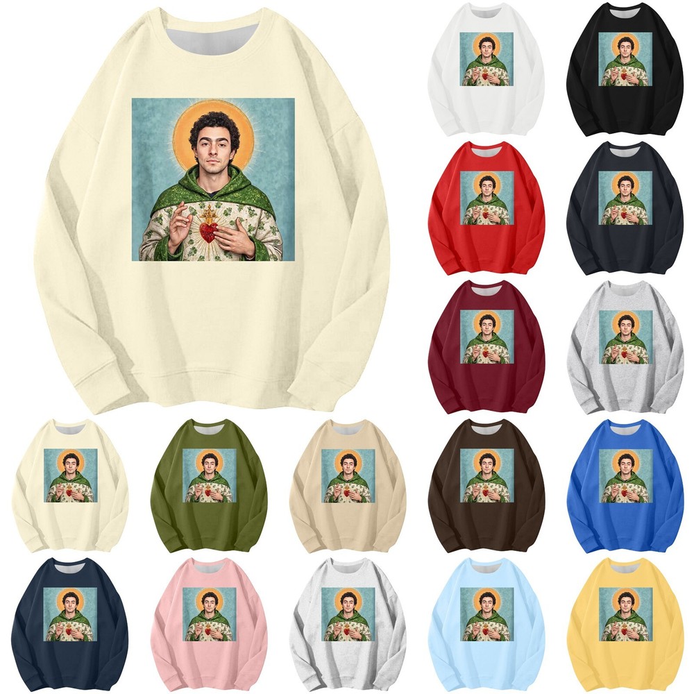 Saint Luigi Mangione Big and Tall Hoodies for Men and Women Pullover Sweatshirt