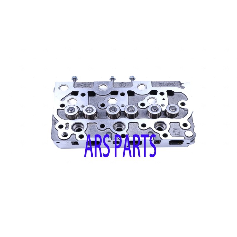 (Loaded) Cylinder Head Complete For Kubota 15521-03044, D1402, 3 Cylinder.