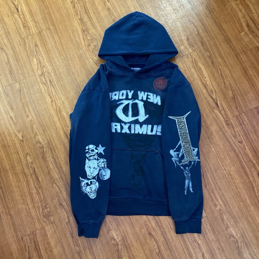 Travis Scott MetLife One Night At Utopia New York Circus Maximus Hoodie Size L