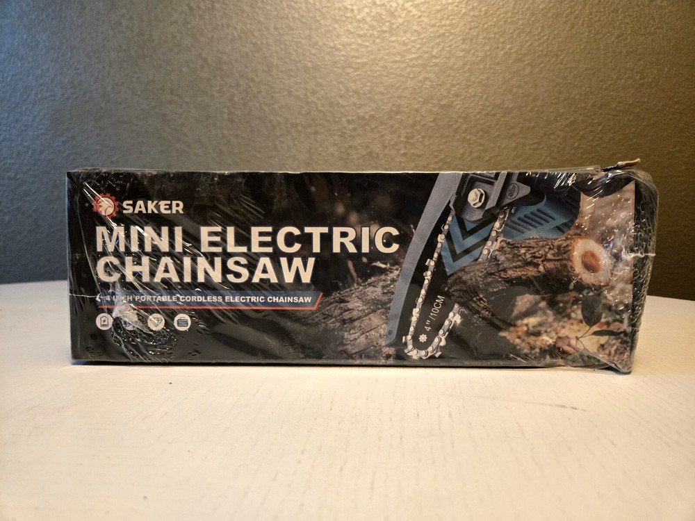 Saker Mini Chainsaw,Portable Electric Chainsaw Cordless,Handheld ChainSawPruning