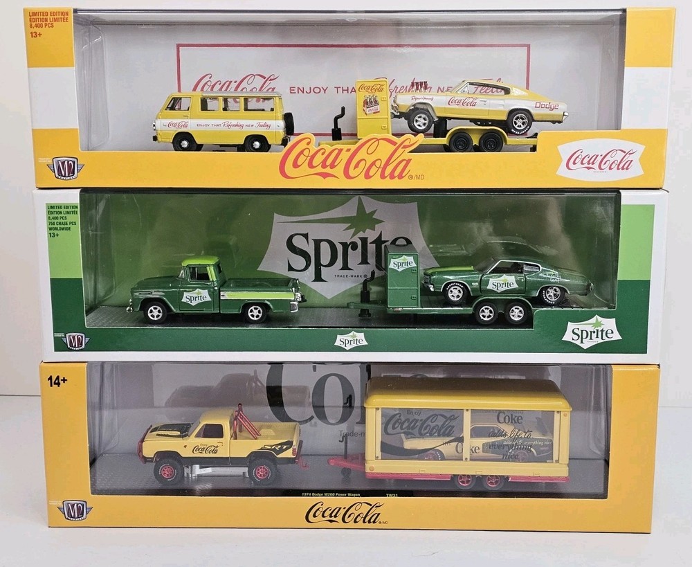 Haulers M2 MACHINES LOT OF 3 (1 CHASE 2 BASIC) DODGE PLYMOUTH CHEVROLET CHEVELLE