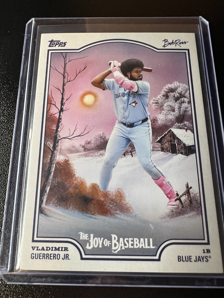 2025 Topps X Bob Ross Joy of Baseball Vladimir Guerrero Jr. SP #HM-31