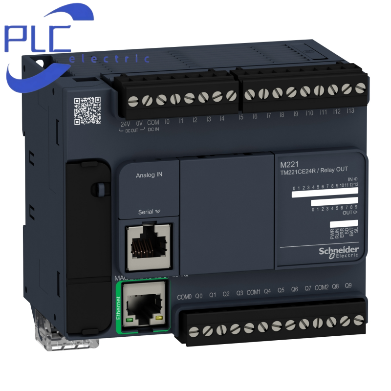 TM221CE24R 1PCS New Schneider logic controller,Modicon M221,24 IO,relay,Ethernet