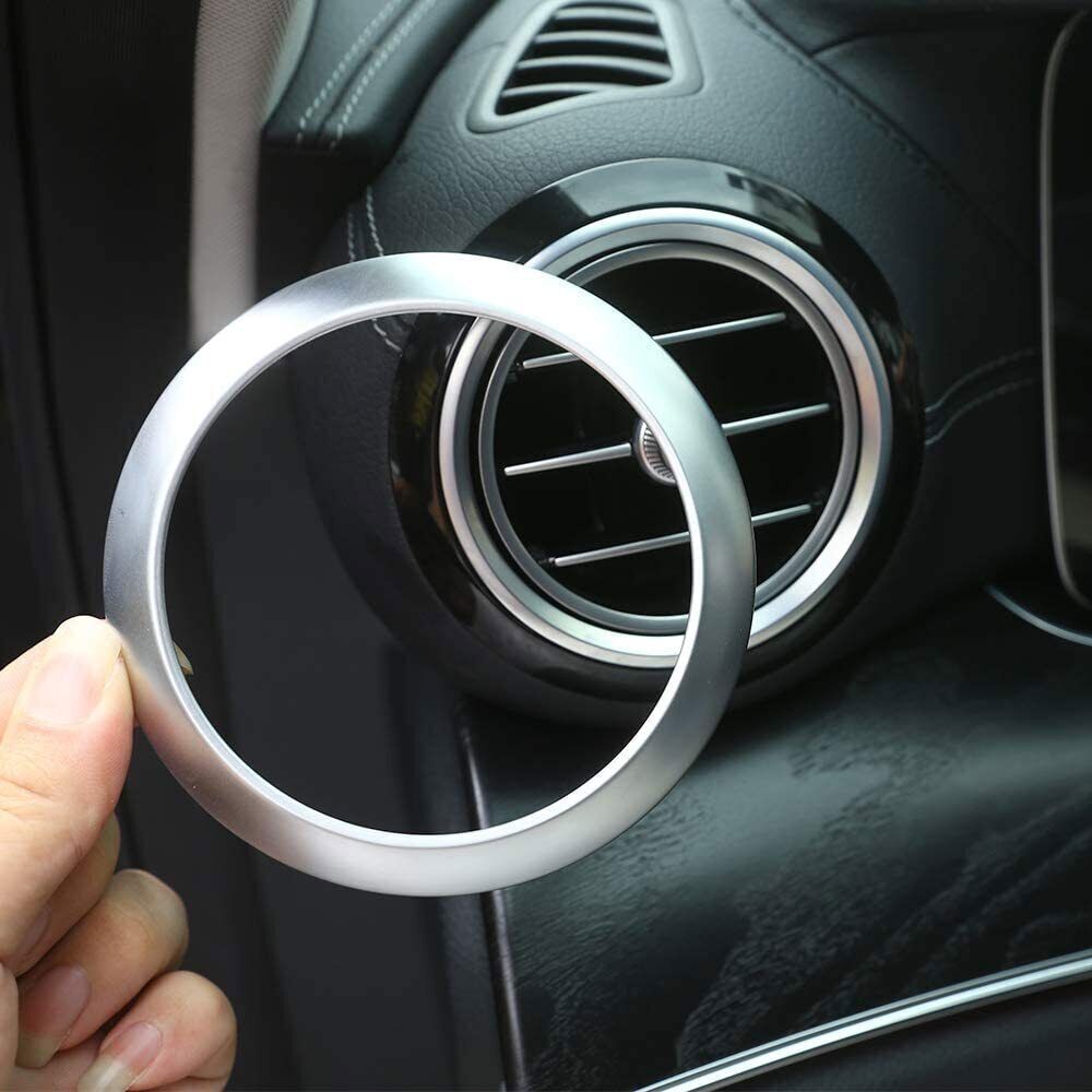 For Benz E-Class W213 ABS Console Both Side Air Vent Outlet Cover Ring 2016-2021