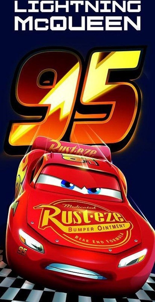 Disney McQueen 95 Cars Paper Poster 210 GSM (No Frame)