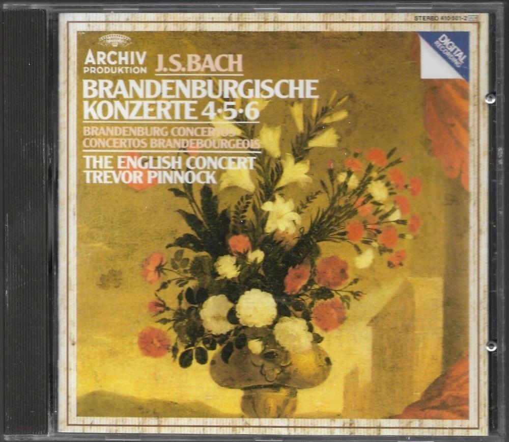 English Concert - Brandenburgische Konzerte 4•5•6 CD (1983) Audio Amazing Value