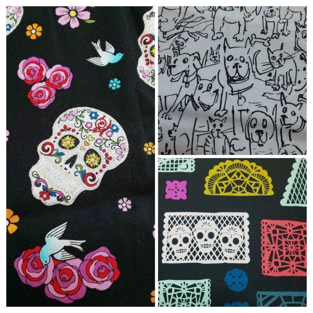 3m USA Cotton Fabric Set - 3 Assorted Print Types