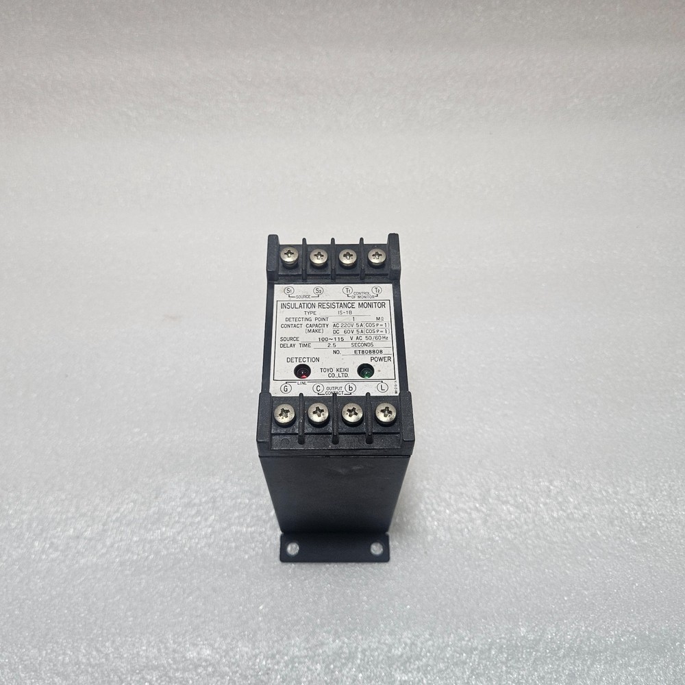 TOYO KEIKI IS-1B INSULATION RESISTANCE MONITOR 100–115VAC 1MΩ