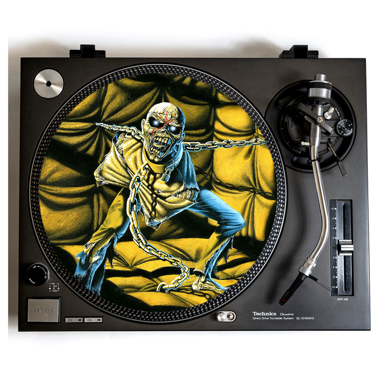 IRON MAIDEN DJ Turntable Slipmat for Vinyl Record Player Slip Mat Heavy Metal lp