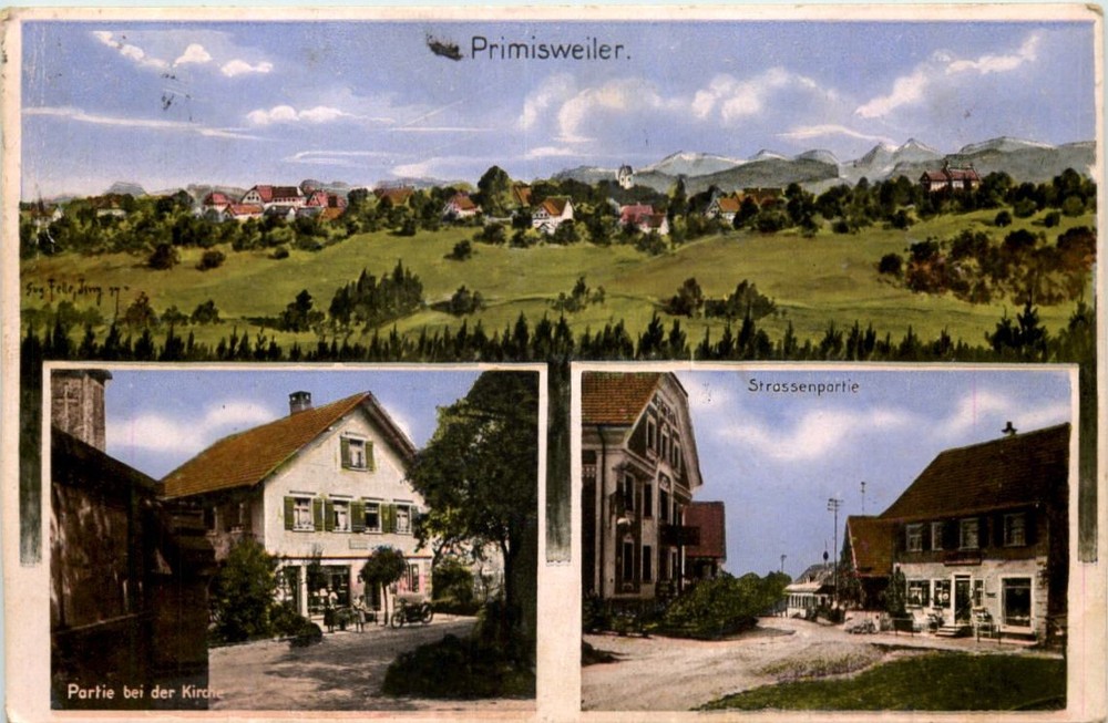 Primisweiler - artist postcard Eugen Felle -610108