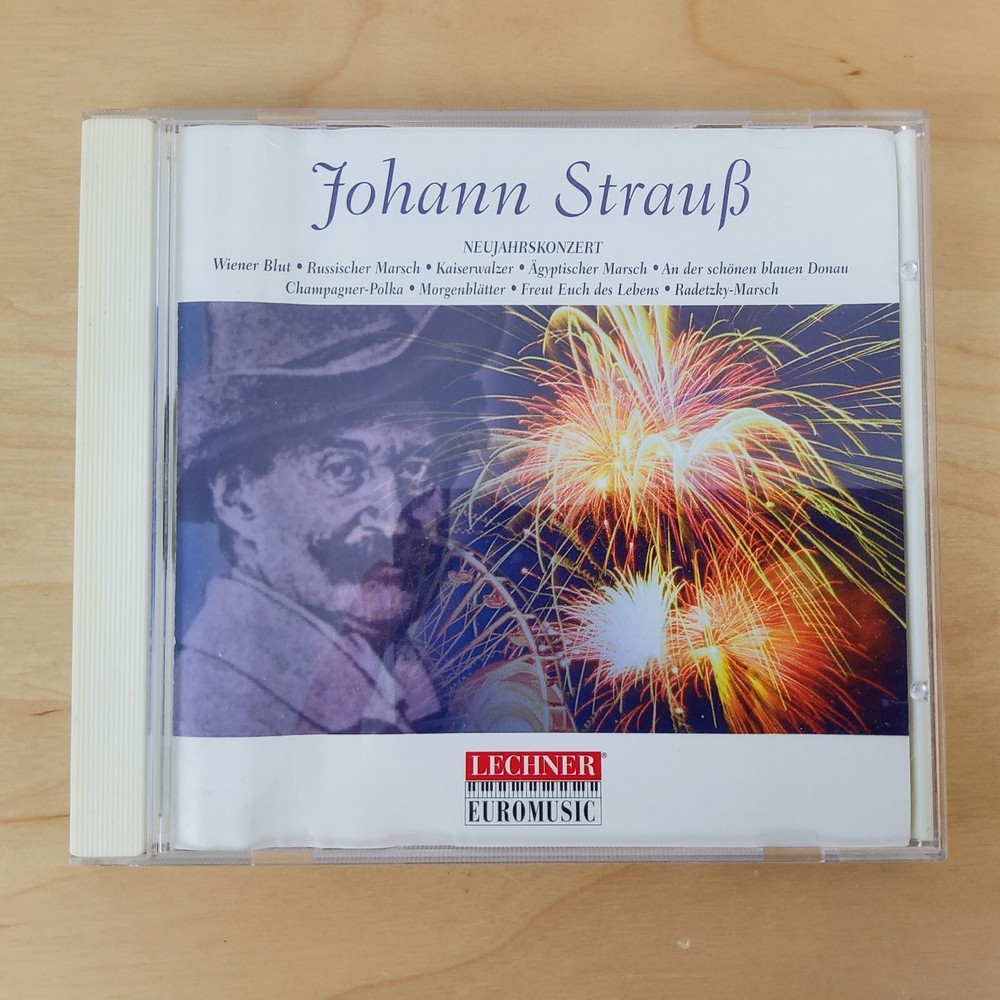 JOHANN STRAUSS NEUJAHRSKONZERT NEW YEARS CONCERT CD GOOD CONDITION FREE P&P-image
