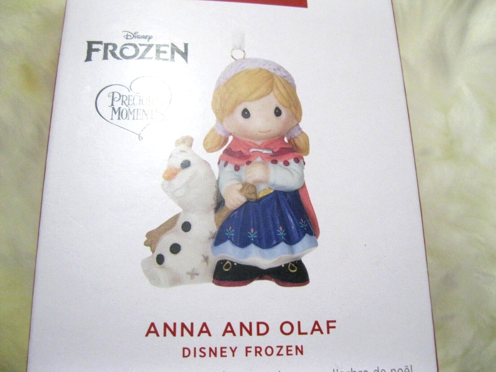 2024 Precious Moments Anna & Olaf Disney Frozen Porcelain Figurine MIB