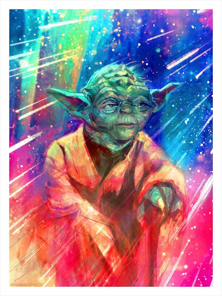 Yoda Star Wars Screen Print Art Poster by Alice X Zhang Limited Edition x/200 Bottleneck Gallery