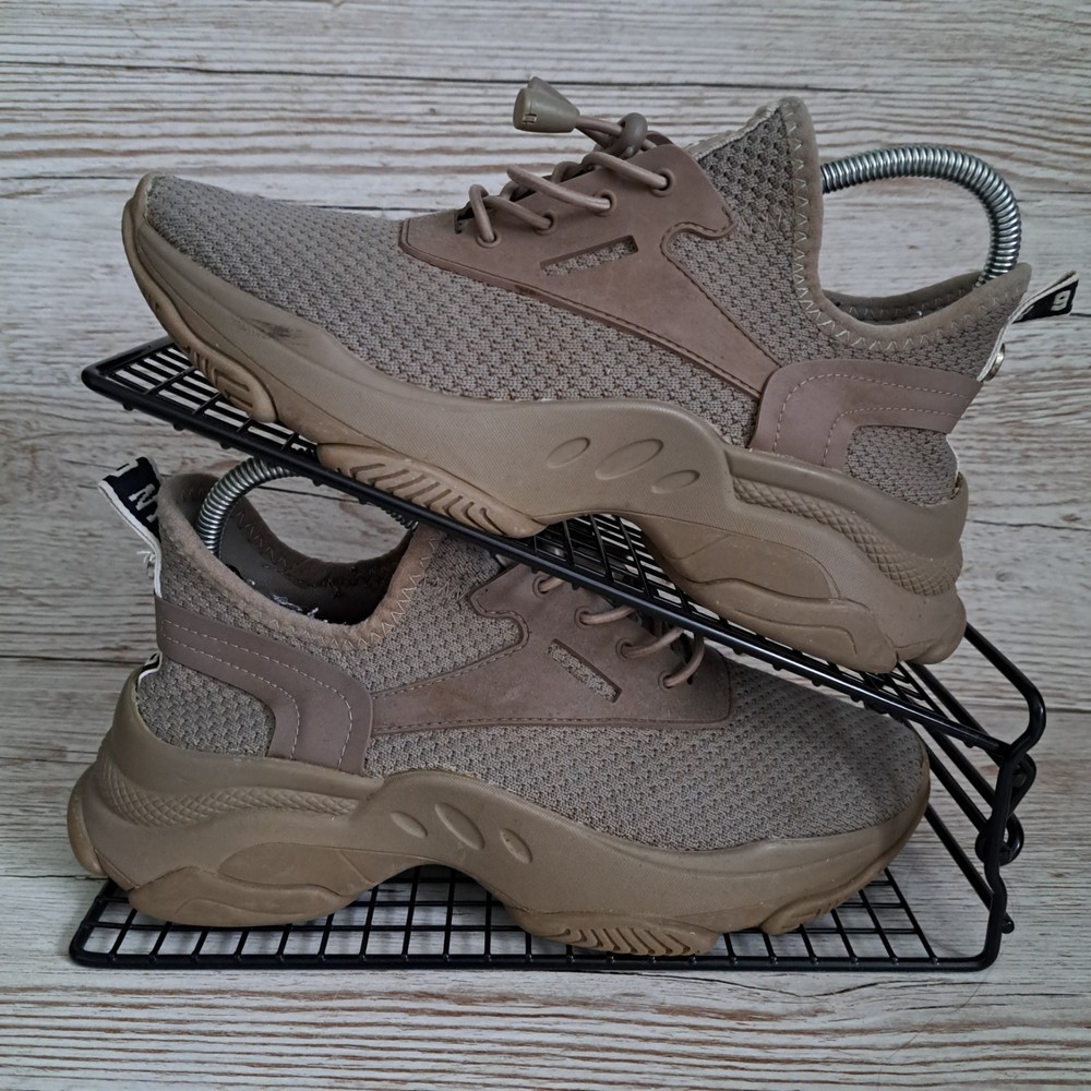 Steve Madden Match Sneakers UK 5  Taupe Mesh  Women's Casual Shoes