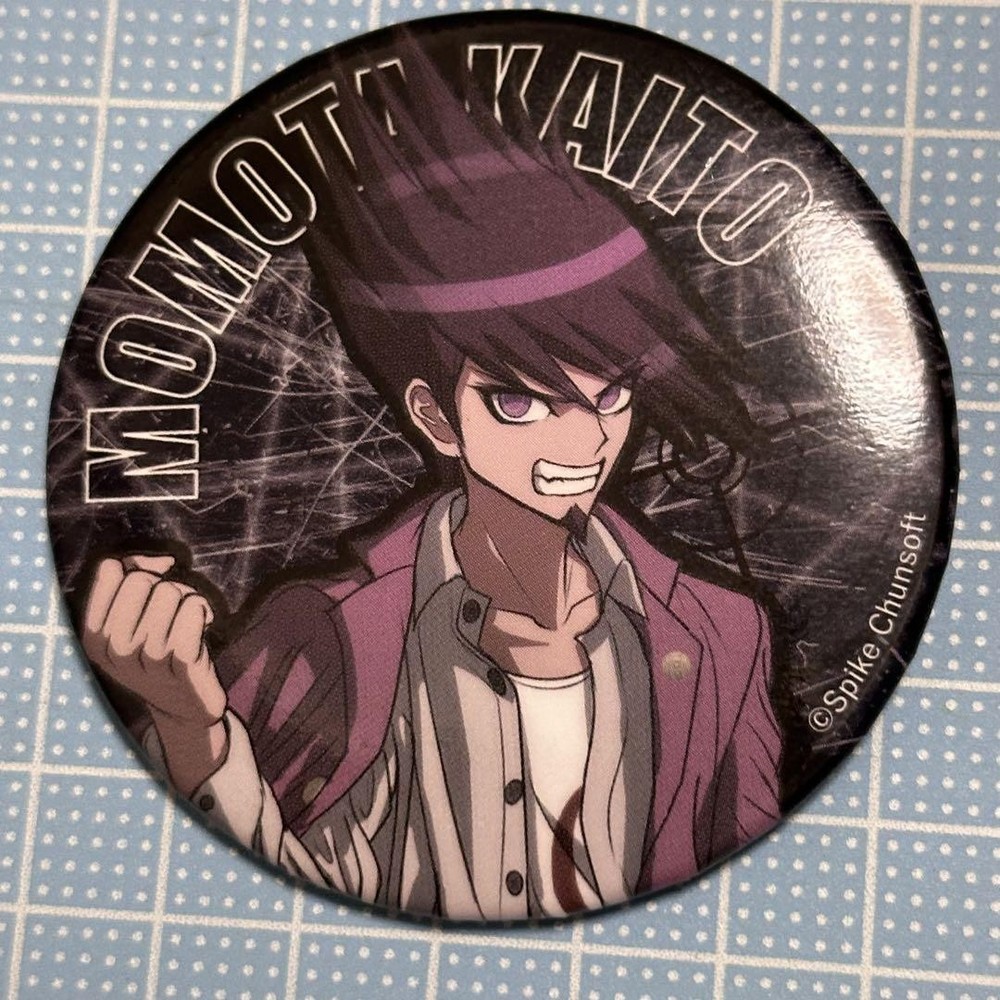 Danganronpa V3 Kaito Momota Badge Keychain Sticker Collectible