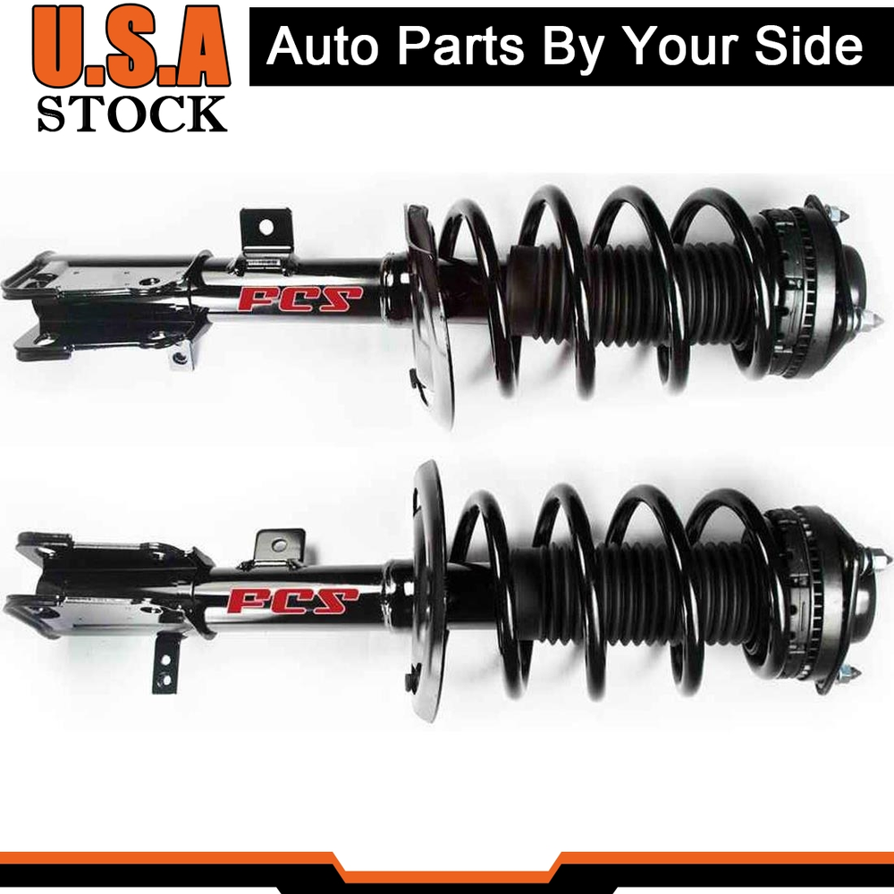 OE Front Struts With Sway Bar For 2011-2014 Chrysler 200 Sedan Lifetime Warranty