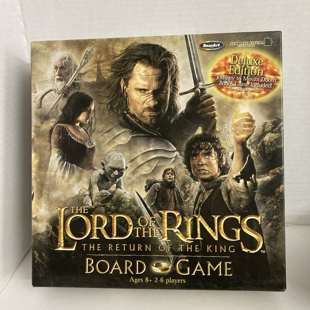 Vintage The Lord of the Rings-The Return of the King Board Game Deluxe Edition