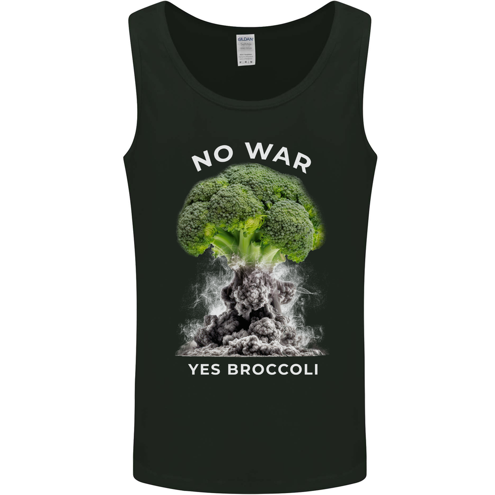 Nuclear Broccoli Mens Vest Tank Top