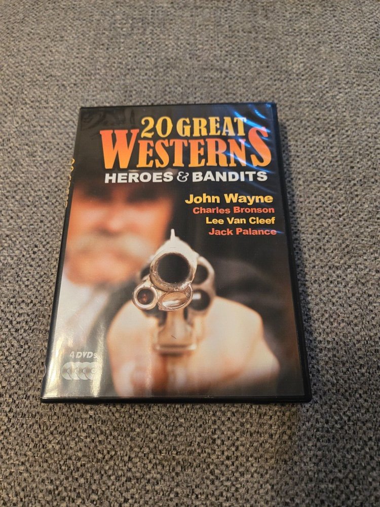 20 Great Westerns: Heroes  Bandits (DVD, 2008, 4-Disc Set)