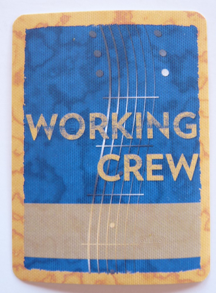 Paul Simon / Sting 2014 Tour Concert Tour Orange Crew Backstage Pass