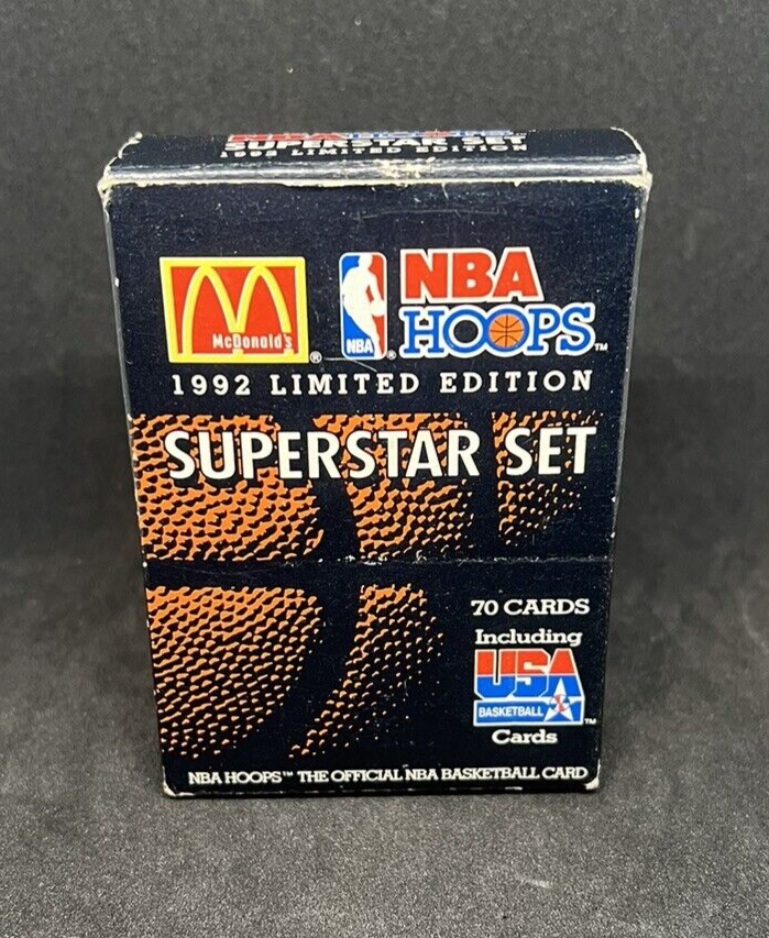 1992 NBA Hoops Limited Edition Superstar Set (70 Cards) - McDonalds - COA