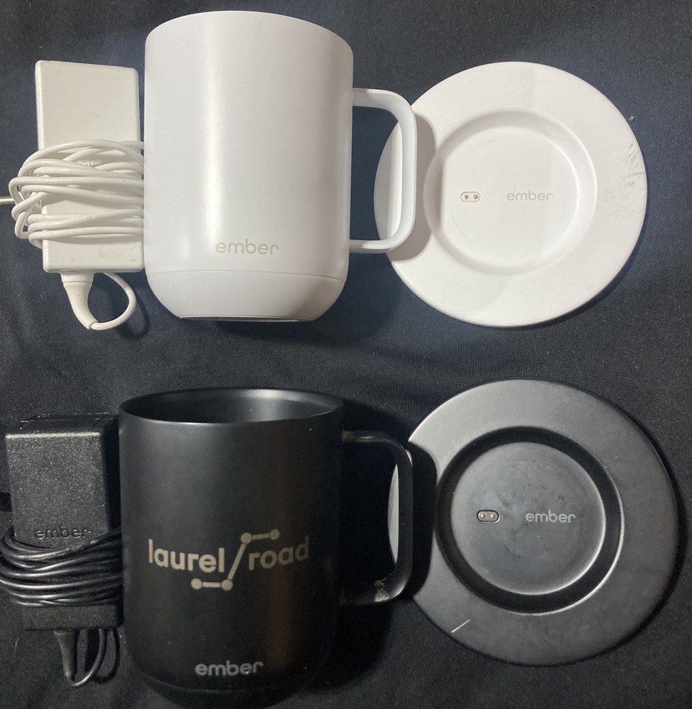 Ember Temperature Control Smart Mug Set of 2 in Black & White